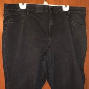 Ava &Viv Black Jeans Size 22W
